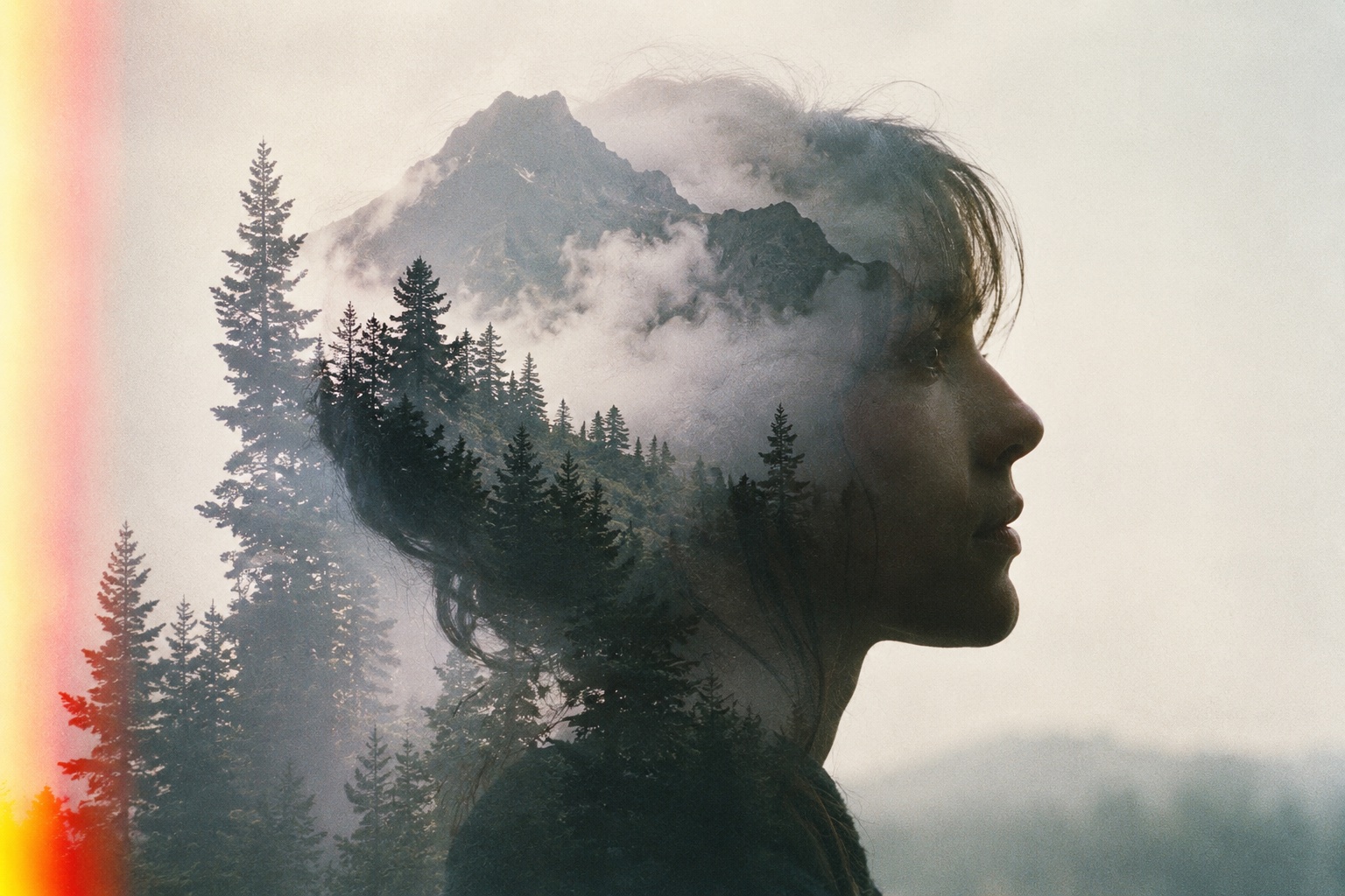 Double Exposure Dynamics: Additive Latent Images on 35mm Silver Halide